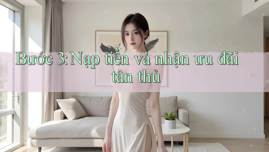 Bước 3: Nạp tiền và nhận ưu đãi tân thủ Bước 3: Nạp tiền và nhận ưu đãi tân thủ