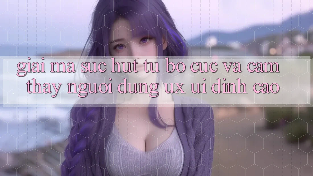 Giải Mã Sức Hút Từ Bố cục Và Cảm thấy Người Dùng (UX/UI) Đỉnh Cao