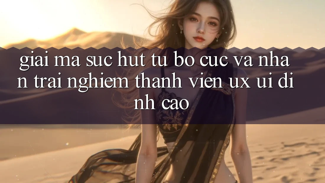 Giải Mã Sức Hút Từ Bố cục Và Nhận trải nghiệm Thành viên (UX/UI) Đỉnh Cao