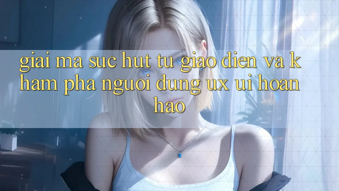 Giải Mã Sức Hút Từ Giao Diện Và Khám phá Người Dùng (UX/UI) Hoàn hảo Giải Mã Sức Hút Từ Giao Diện Và Khám phá Người Dùng (UX/UI) Hoàn hảo