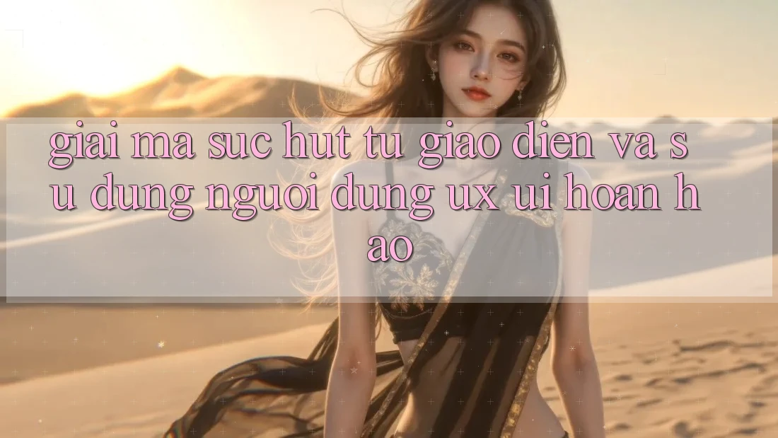 Giải Mã Sức Hút Từ Giao Diện Và Sử dụng Người dùng (UX/UI) Hoàn hảo Giải Mã Sức Hút Từ Giao Diện Và Sử dụng Người dùng (UX/UI) Hoàn hảo