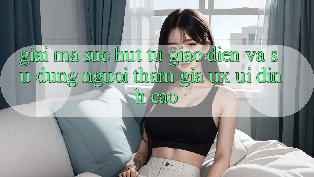 Giải Mã Sức Hút Từ Giao Diện Và Sử dụng Người tham gia (UX/UI) Đỉnh Cao Giải Mã Sức Hút Từ Giao Diện Và Sử dụng Người tham gia (UX/UI) Đỉnh Cao