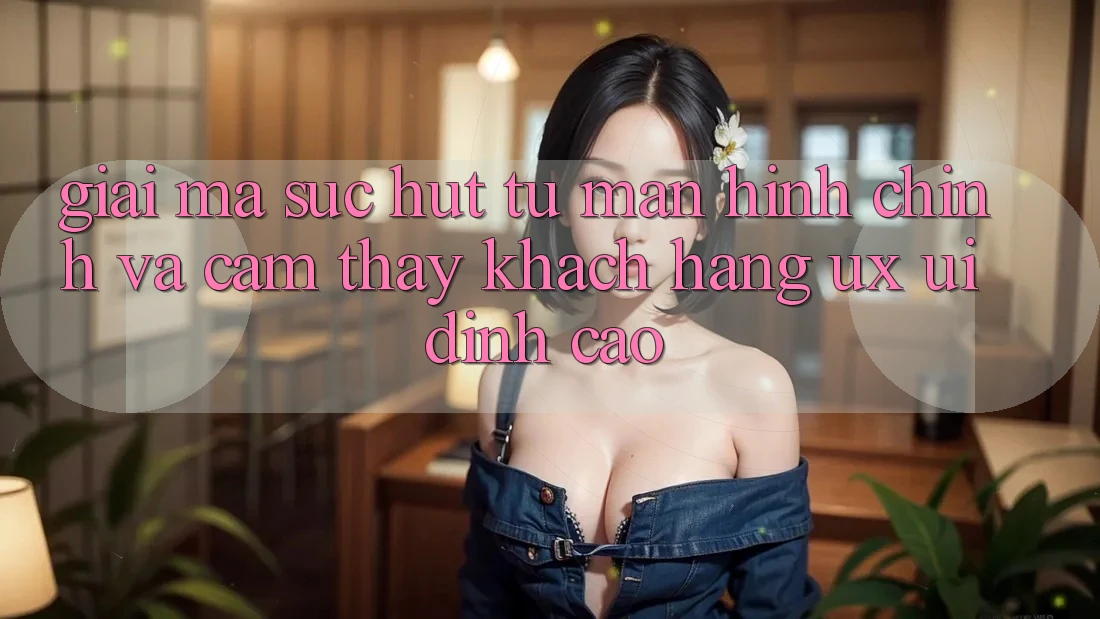 Giải Mã Sức Hút Từ Màn hình chính Và Cảm thấy Khách hàng (UX/UI) Đỉnh cao Giải Mã Sức Hút Từ Màn hình chính Và Cảm thấy Khách hàng (UX/UI) Đỉnh cao