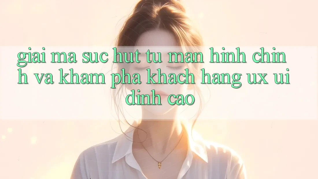 Giải Mã Sức Hút Từ Màn hình chính Và Khám phá Khách hàng (UX/UI) Đỉnh Cao Giải Mã Sức Hút Từ Màn hình chính Và Khám phá Khách hàng (UX/UI) Đỉnh Cao