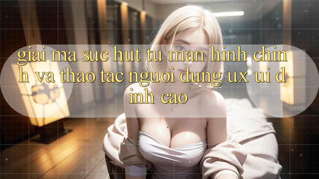 Giải Mã Sức Hút Từ Màn hình chính Và Thao tác Người Dùng (UX/UI) Đỉnh Cao Giải Mã Sức Hút Từ Màn hình chính Và Thao tác Người Dùng (UX/UI) Đỉnh Cao