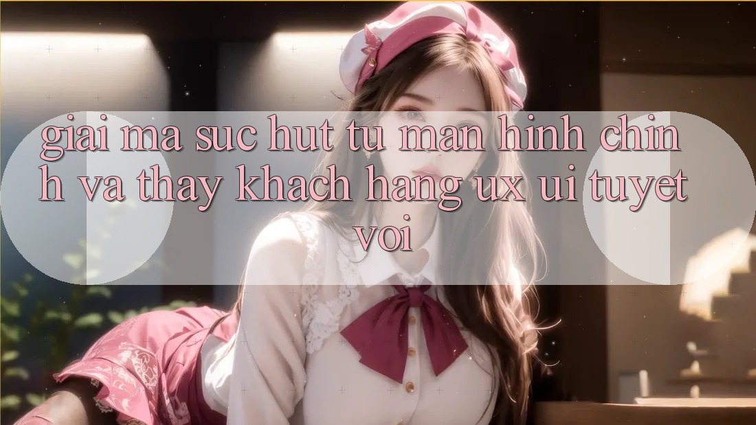 Giải Mã Sức Hút Từ Màn hình chính Và Thấy Khách hàng (UX/UI) Tuyệt vời Giải Mã Sức Hút Từ Màn hình chính Và Thấy Khách hàng (UX/UI) Tuyệt vời