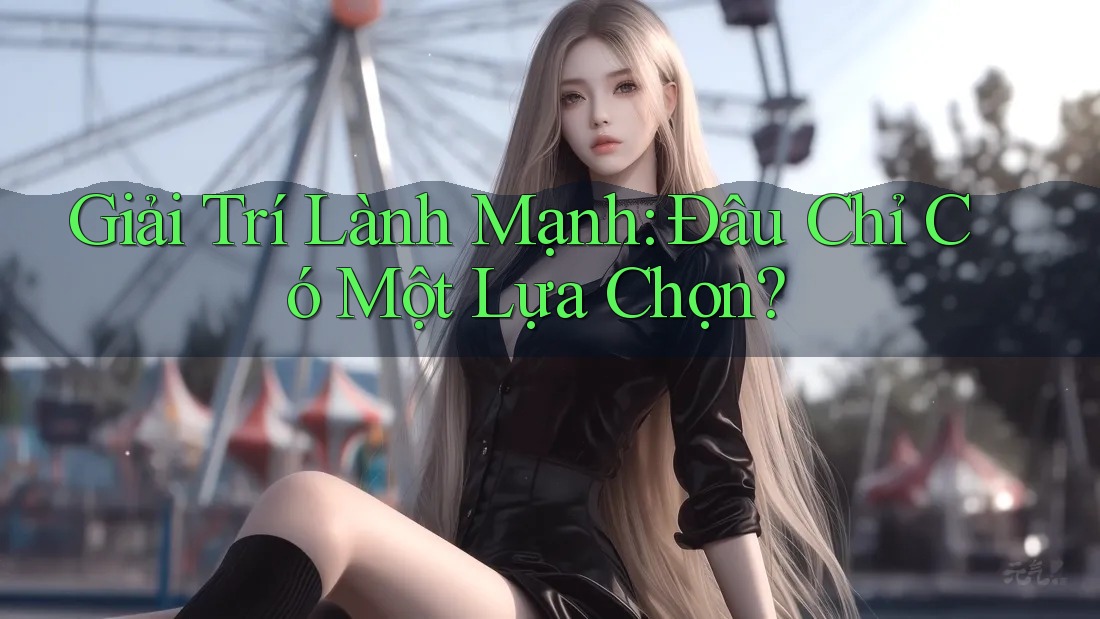 Giải Trí Lành Mạnh: Đâu Chỉ Có Một Lựa Chọn