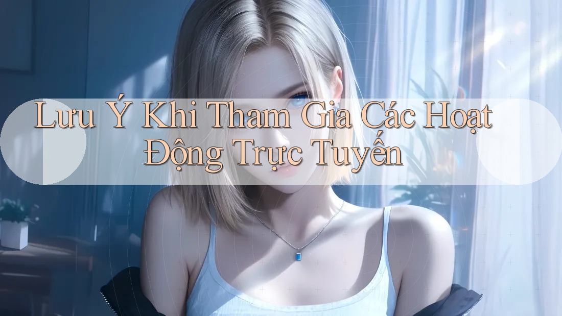 Lưu Ý Khi Tham Gia Các Hoạt Động Trực Tuyến Lưu Ý Khi Tham Gia Các Hoạt Động Trực Tuyến