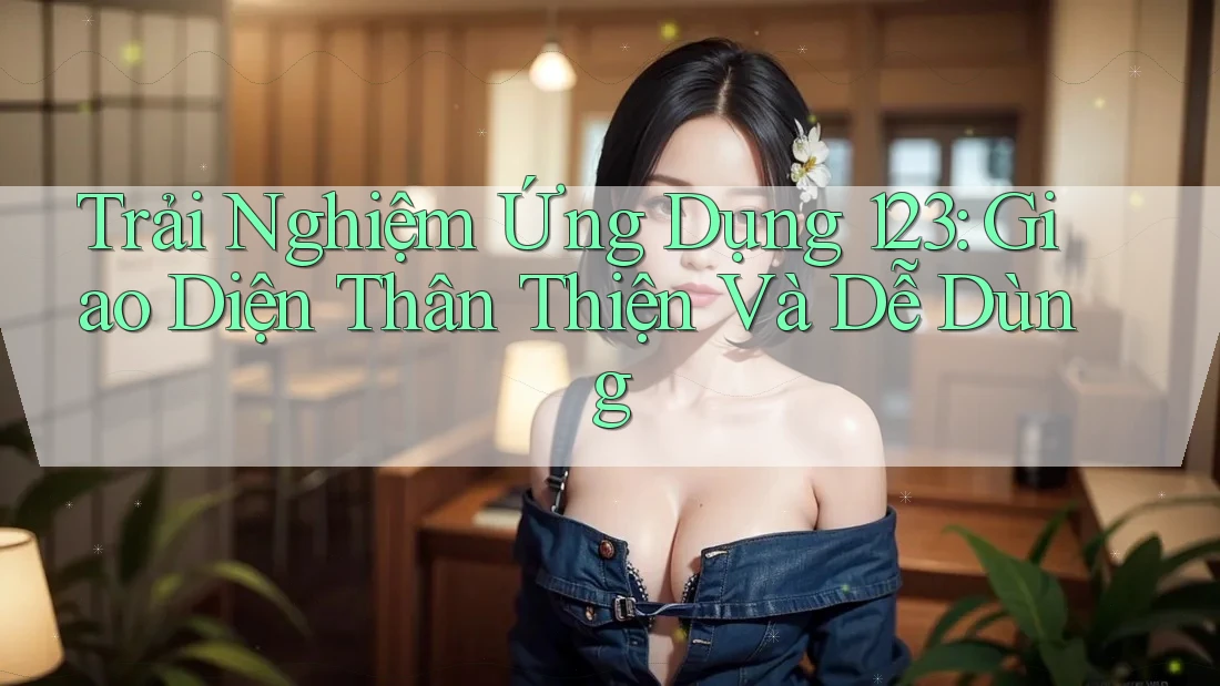 Trải Nghiệm Ứng Dụng 123: Giao Diện Thân Thiện Và Dễ Dùng