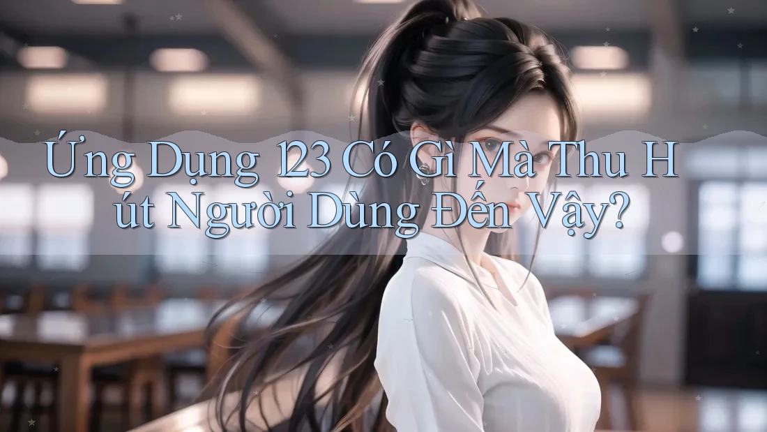 Ứng Dụng 123 Có Gì Mà Thu Hút Người Dùng Đến Vậy? Ứng Dụng 123 Có Gì Mà Thu Hút Người Dùng Đến Vậy?