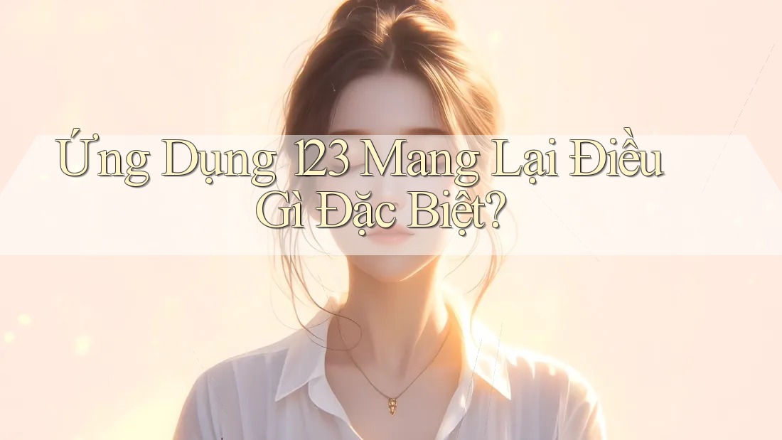 Ứng Dụng 123 Mang Lại Điều Gì Đặc Biệt?